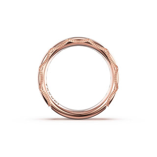 Channel-Set Diamond Band in 14kt Rose Gold