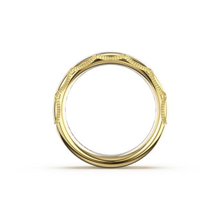 Channel-Set Diamond Band in 14kt Yellow Gold