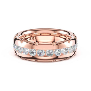 Channel-Set Diamond Band in 14kt Yellow Gold