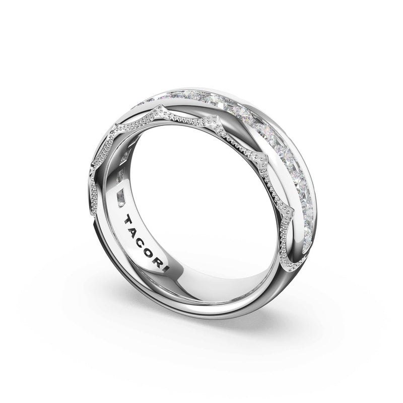 Channel-Set Diamond Band in 14kt White Gold