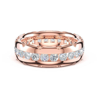 Channel-Set Diamond Band in 14kt Yellow Gold