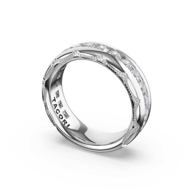Channel-Set Diamond Band in 14kt White Gold