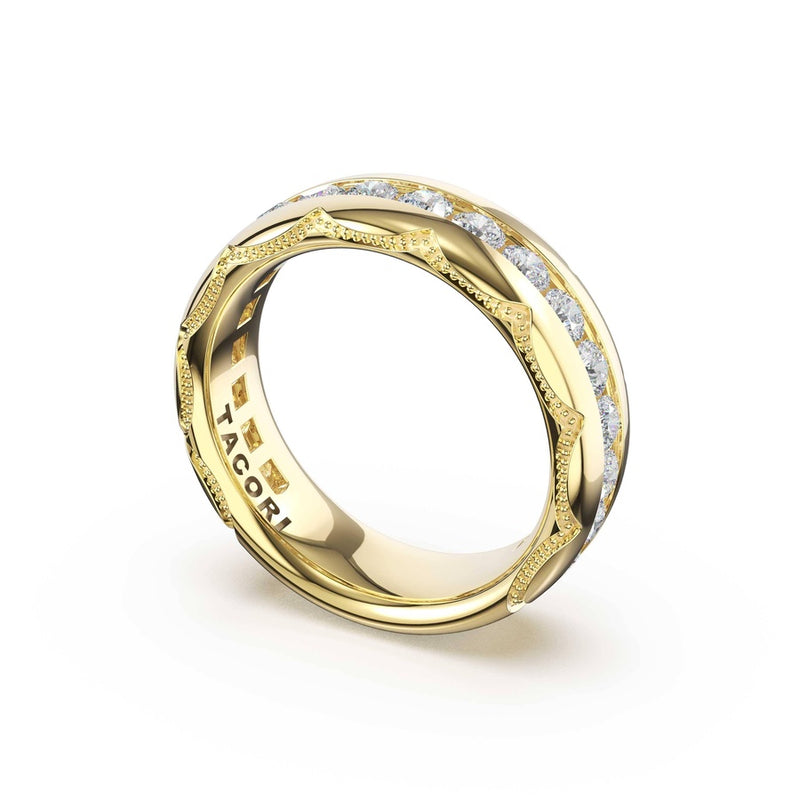 Channel-Set Diamond Band in 14kt Yellow Gold