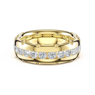 Channel-Set Diamond Band in 14kt Yellow Gold