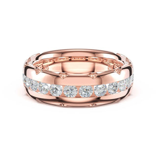 Channel-Set Diamond Band in 14kt Yellow Gold