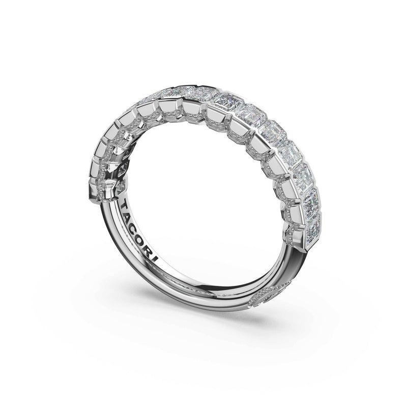 Semi-Bezel Band in Platinum