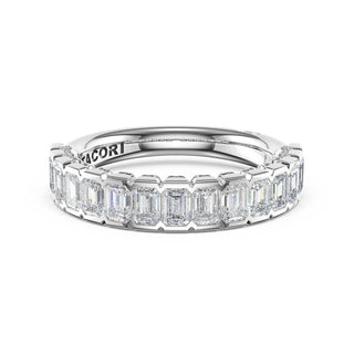 Semi-Bezel Band in Platinum