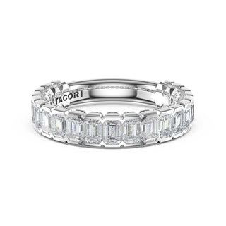 Semi-Bezel Band in Platinum