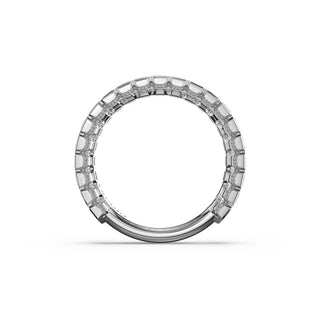 Semi-Bezel Band in 14kt Yellow Gold