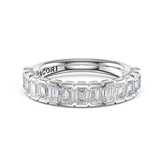 Semi-Bezel Band in 14kt Yellow Gold