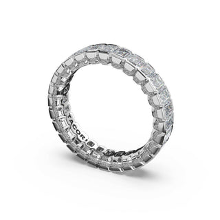 Semi-Bezel Band in 14kt Yellow Gold