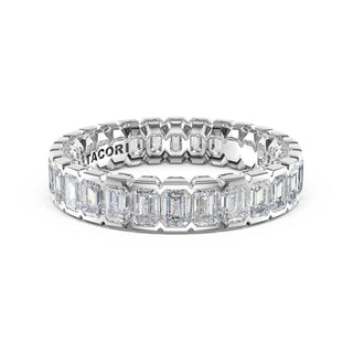 Semi-Bezel Band in 14kt Yellow Gold