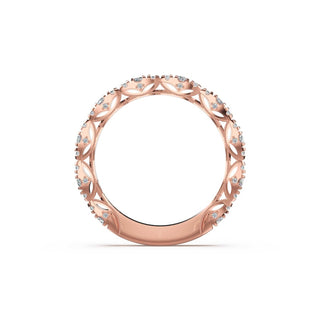 Marquise Diamond Band in 14kt Rose Gold