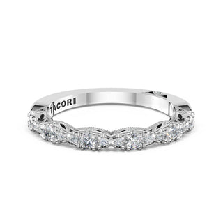 Marquise Diamond Band in 14kt White Gold