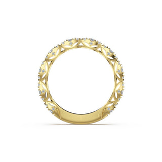 Marquise Diamond Band in 14kt Yellow Gold