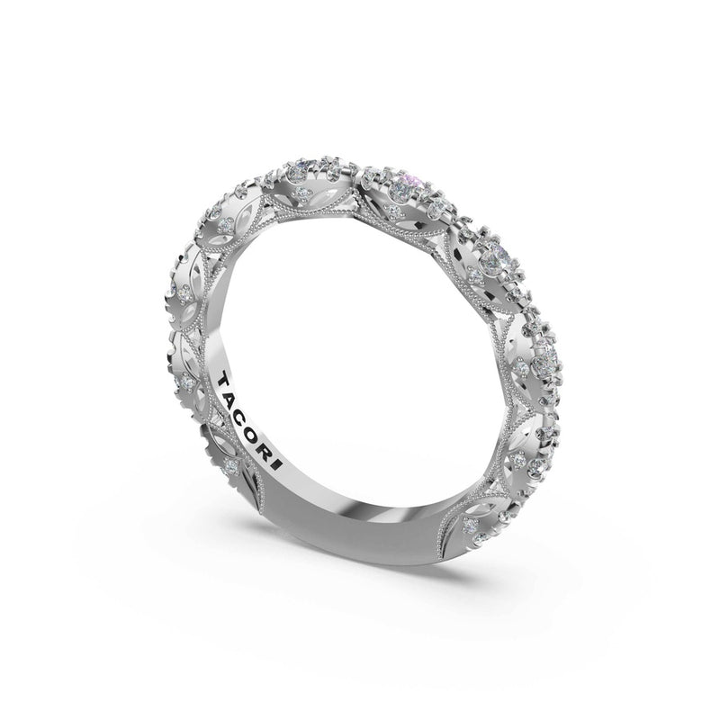 Marquise Diamond Band in 18kt White Gold