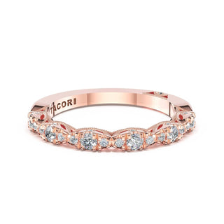 Marquise Diamond Band in 18kt Rose Gold