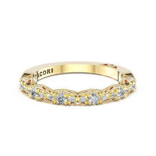 Marquise Diamond Band in 18kt Yellow Gold