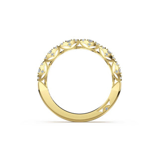Marquise Diamond Band in 18kt Yellow Gold