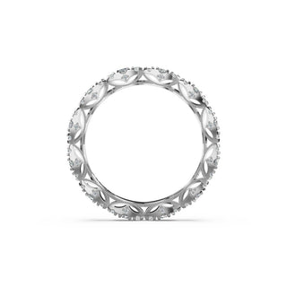 Marquise Diamond Band in 14kt White Gold