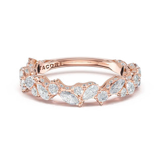 Marquise Diamond Cluster Band in 14kt Rose Gold