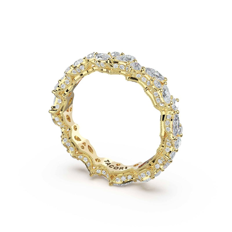 Marquise Diamond Cluster Band in 18kt Yellow Gold