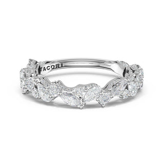 Marquise Diamond Cluster Band in 18kt White Gold