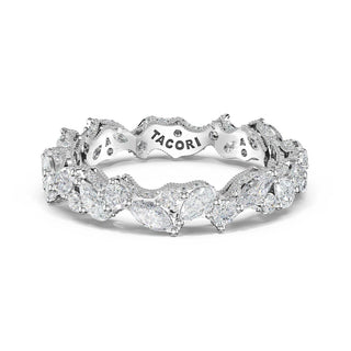 Marquise Diamond Cluster Band in 14kt White Gold