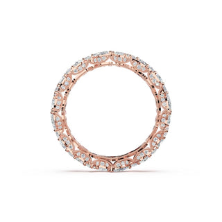Marquise Diamond Cluster Band in 18kt Rose Gold