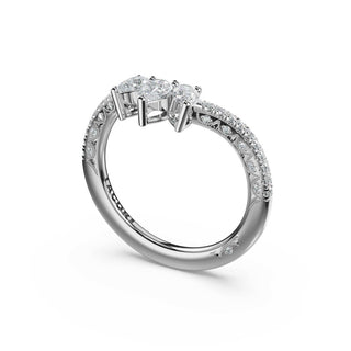 Pear Contour Wedding Band in 14kt Yellow Gold