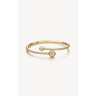 Hearts on Fire Dream Bypass Pavé Bangle UU3219 : 0.90 : 6152 : 18KY : GH/VS