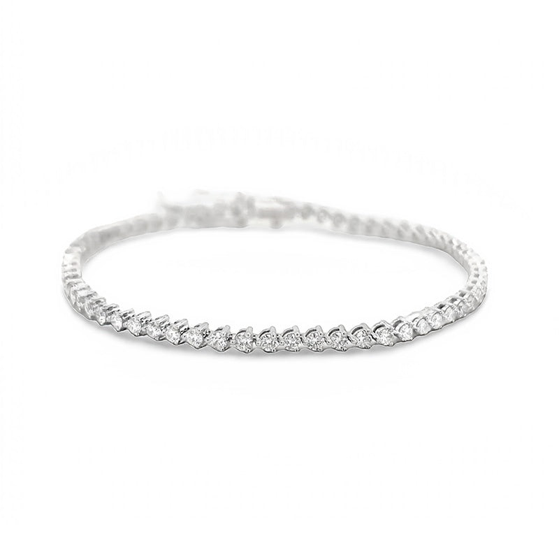 14KW 1.55CTW TENNIS BRACELET
