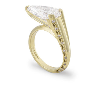 Forma Sculptural Pear Solitaire Ring