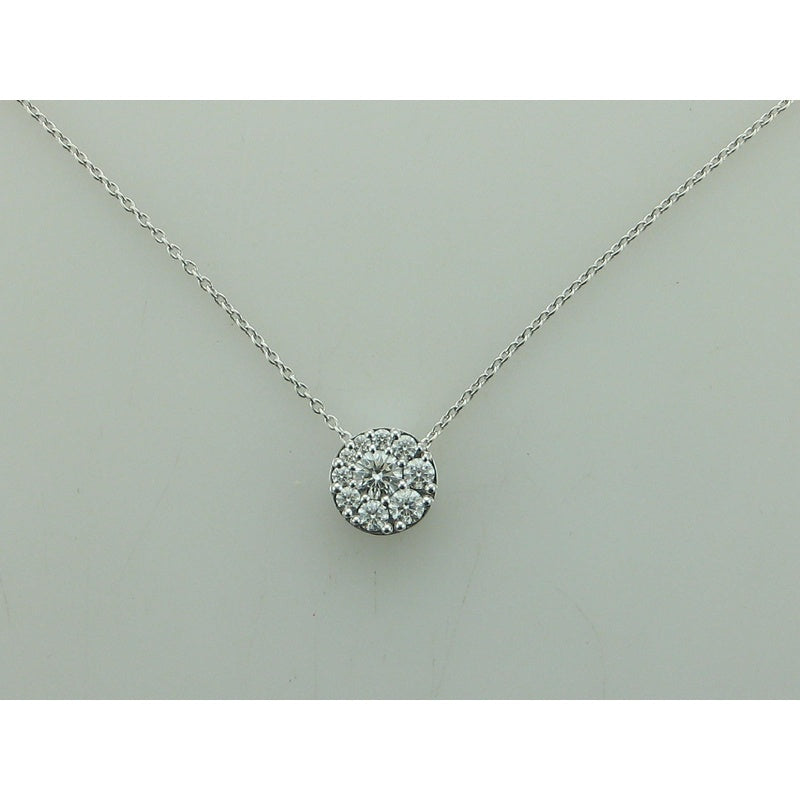 18KY 10=.25CTW VS GH TESSA PENDANT