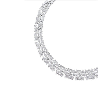 Mosaic Diamond Collar Necklace