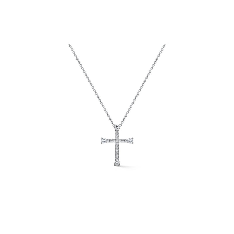 Memoire Diamond Cross Pendant Small CNCS10618008W72000