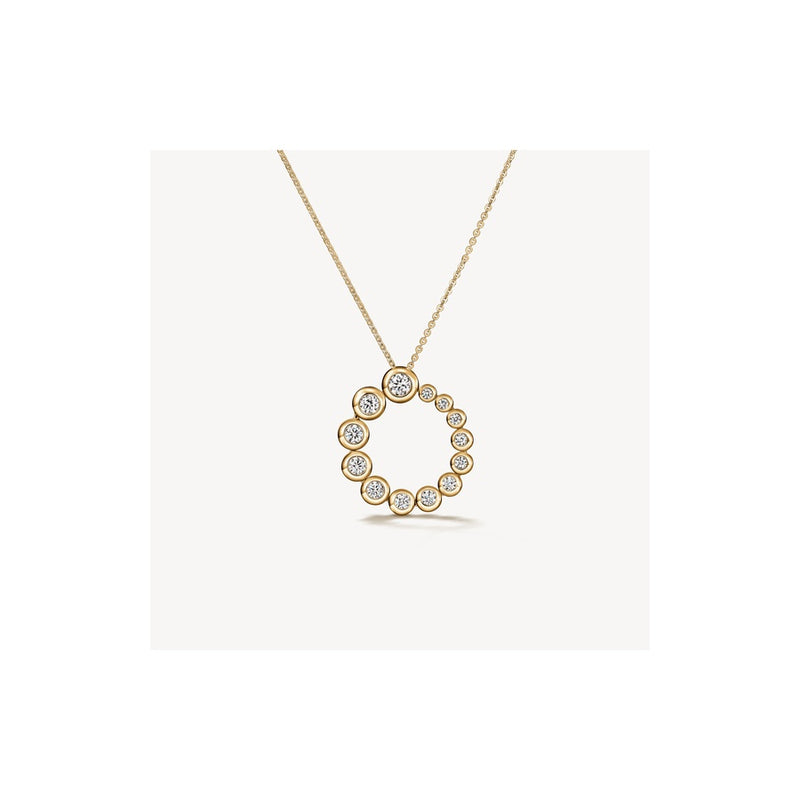 Hearts on Fire Dream Circle Convertible Pendant UU3313 : 1.65 : 23.5 : 18KR : GH/VS"