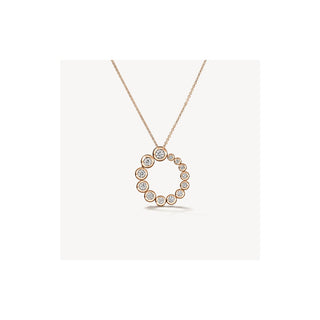 Hearts on Fire Dream Circle Convertible Pendant UU3313 : 1.65 : 23.5 : 18KR : GH/VS"