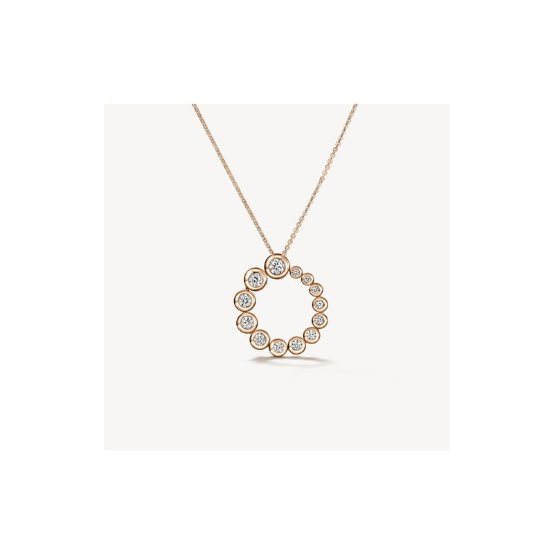 Hearts on Fire Dream Circle Convertible Pendant UU3313 : 1.65 : 23.5 : 18KR : GH/VS"