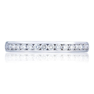 Channel Set Wedding Band
