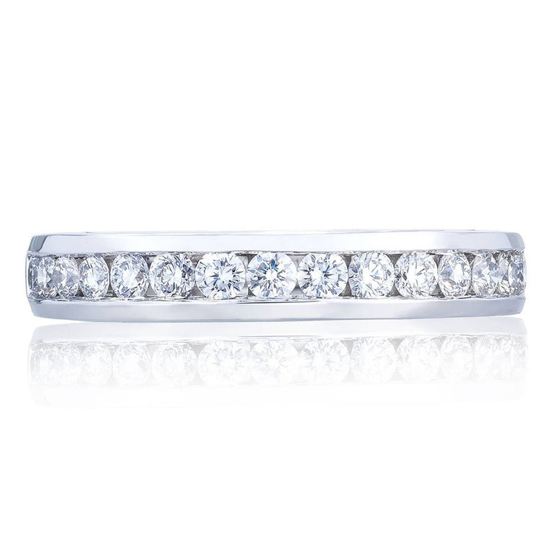 Channel Set Wedding Band