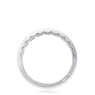 Channel Set Wedding Band