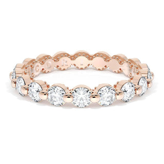 Round Diamond Wedding Band, 3.40mm