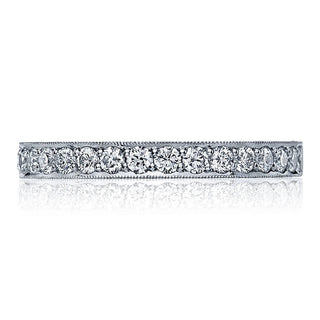 Pavé Diamond Wedding Band - 2.5mm