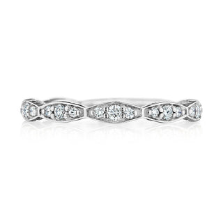 Marquise Design Wedding Band with Diamond