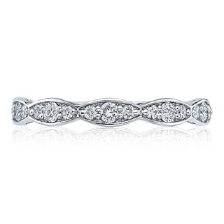 Marquise Design Wedding Band - 2.5mm