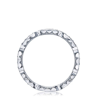 Marquise and Round Design Wedding Band