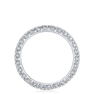 French Pavé Diamond Wedding Band - 1.5mm