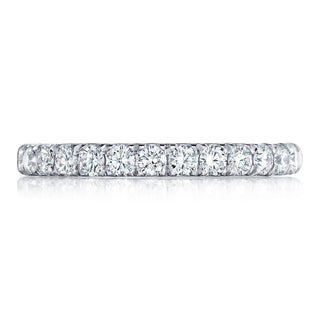 French Pavé Diamond Wedding Band - 2.5mm