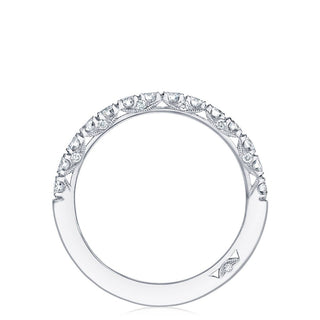 French Pavé Diamond Wedding Band - 2.5mm